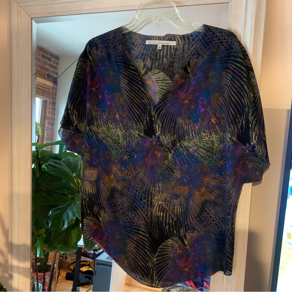 Like New! Rachel Roy Palm Print Tunic Y2K